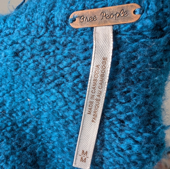 Free people sweater turquoise blue - Picture 2 of 9